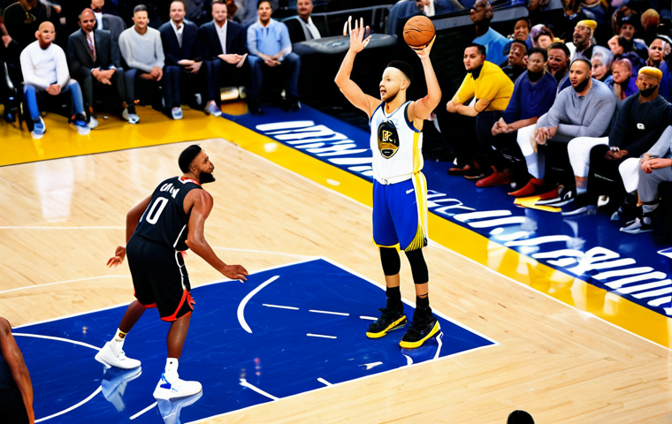 NBA 올스타전 화제 모먼트 - LaVine vs. Gordon Dunk Contest Showdown**

"Zach LaVine and Aaron Gordon in mid-air, battling it out...