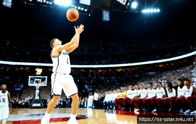 루카 돈치치 NBA 플레이오프 기록 - Photorealistic elite European basketball player in a white numberless uniform driving toward the hoo...
